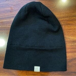 YANIBEST Black Beanie Hat Satin lining